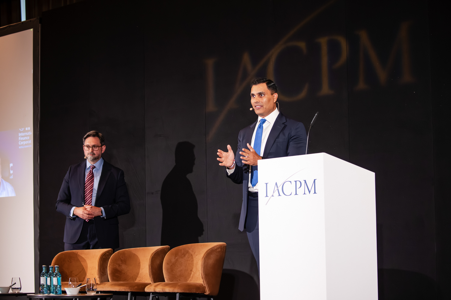 Raj Abrol and Mauricio Masondo at IACPM